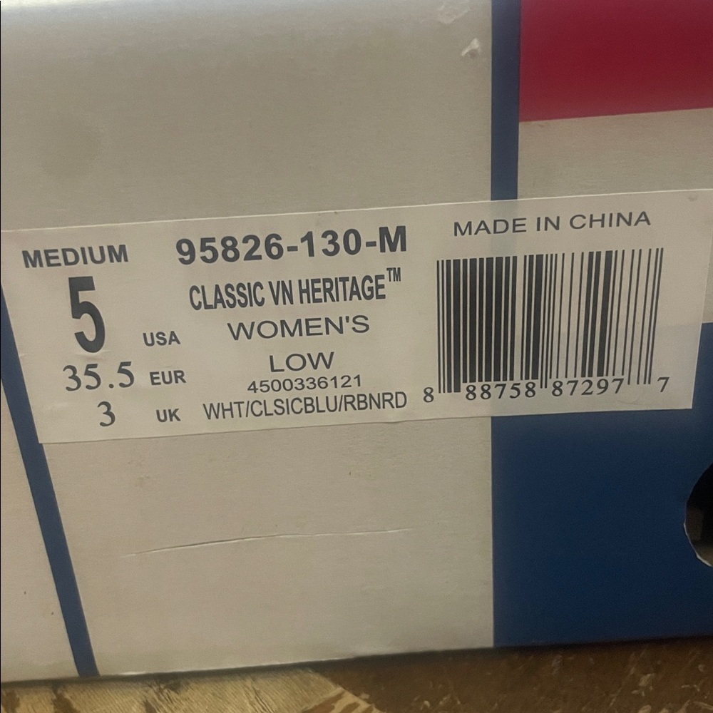 NWB K-Swiss Shoes 95826-130-M classic vn heritage women’s low - Picture 7 of 8